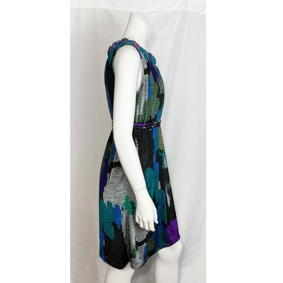 ANTHROPOLOGIE RANNA GILL Abstract Adornment dress - Picture 2 of 8